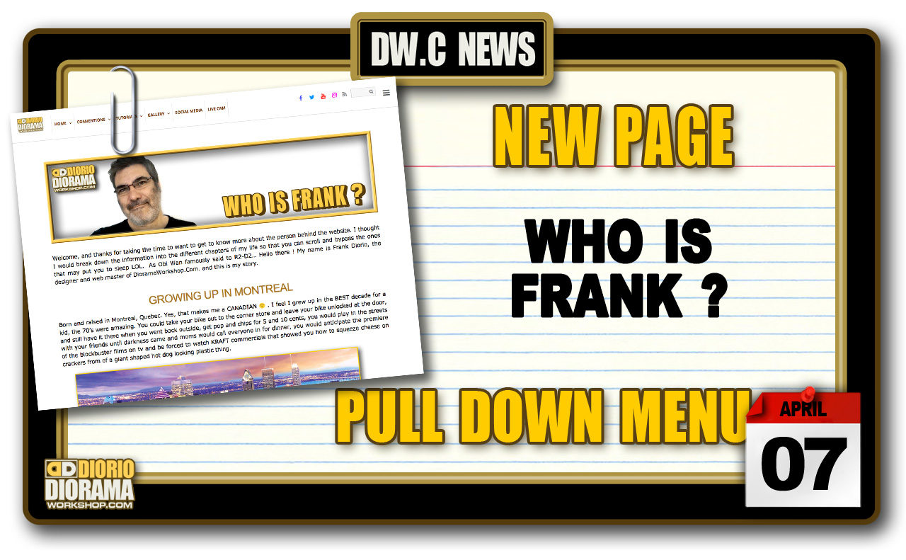NEW PAGE : WHO IS FRANK ?