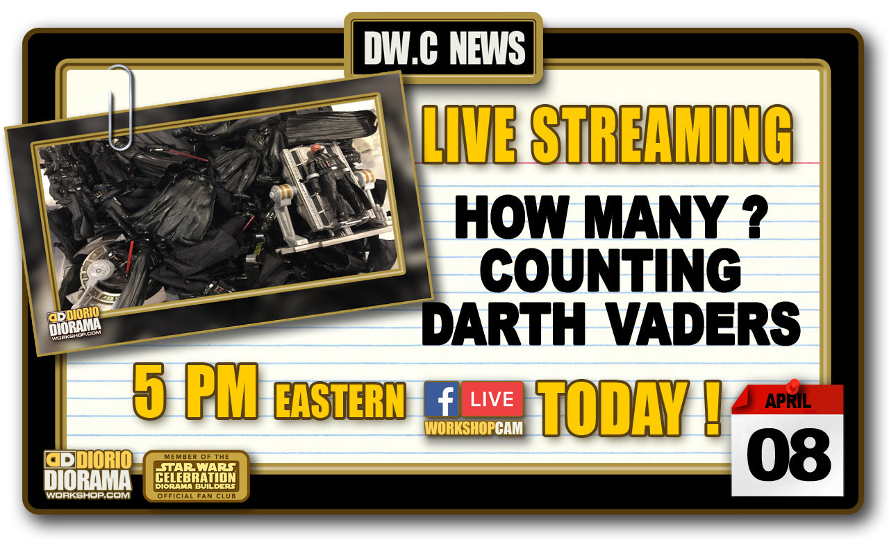 NEW WORKSHOP CAM : COUNTING DARTH VADERS