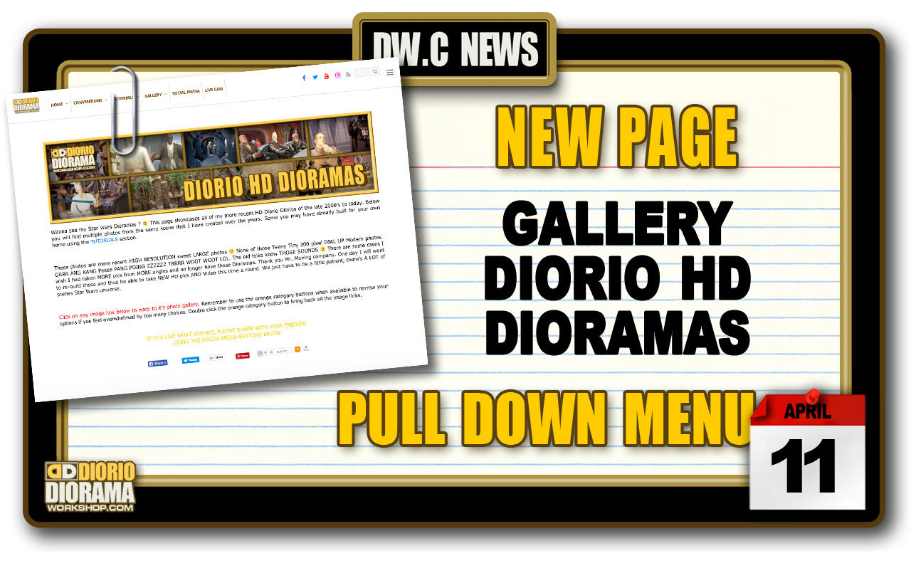 NEW PAGE : GALLERY DIORIO HD DIORAMAS