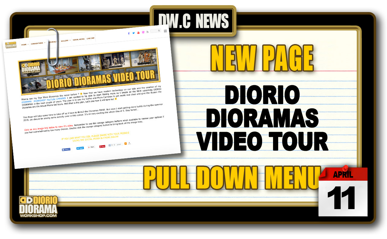 NEW PAGE : GALLERY DIORIO DIORAMAS VIDEO TOUR