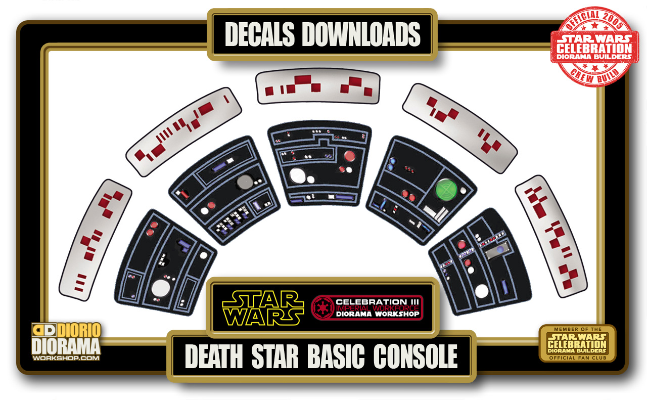 TUTORIALS • DECALS • DEATH STAR BASIC CONSOLE