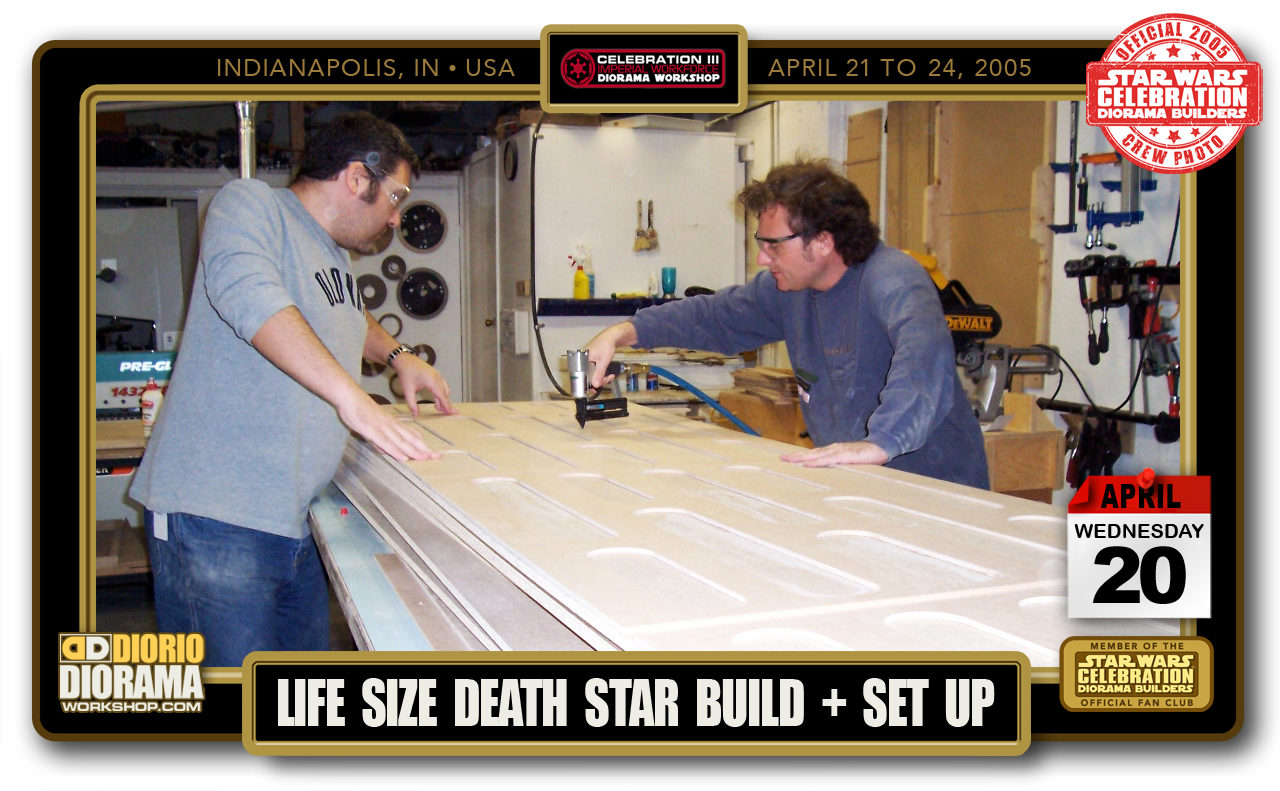 CONVENTIONS  • C3 PRE PRODUCTION • LIFE SIZE DEATH STAR BOOTH CONSTRUCTION