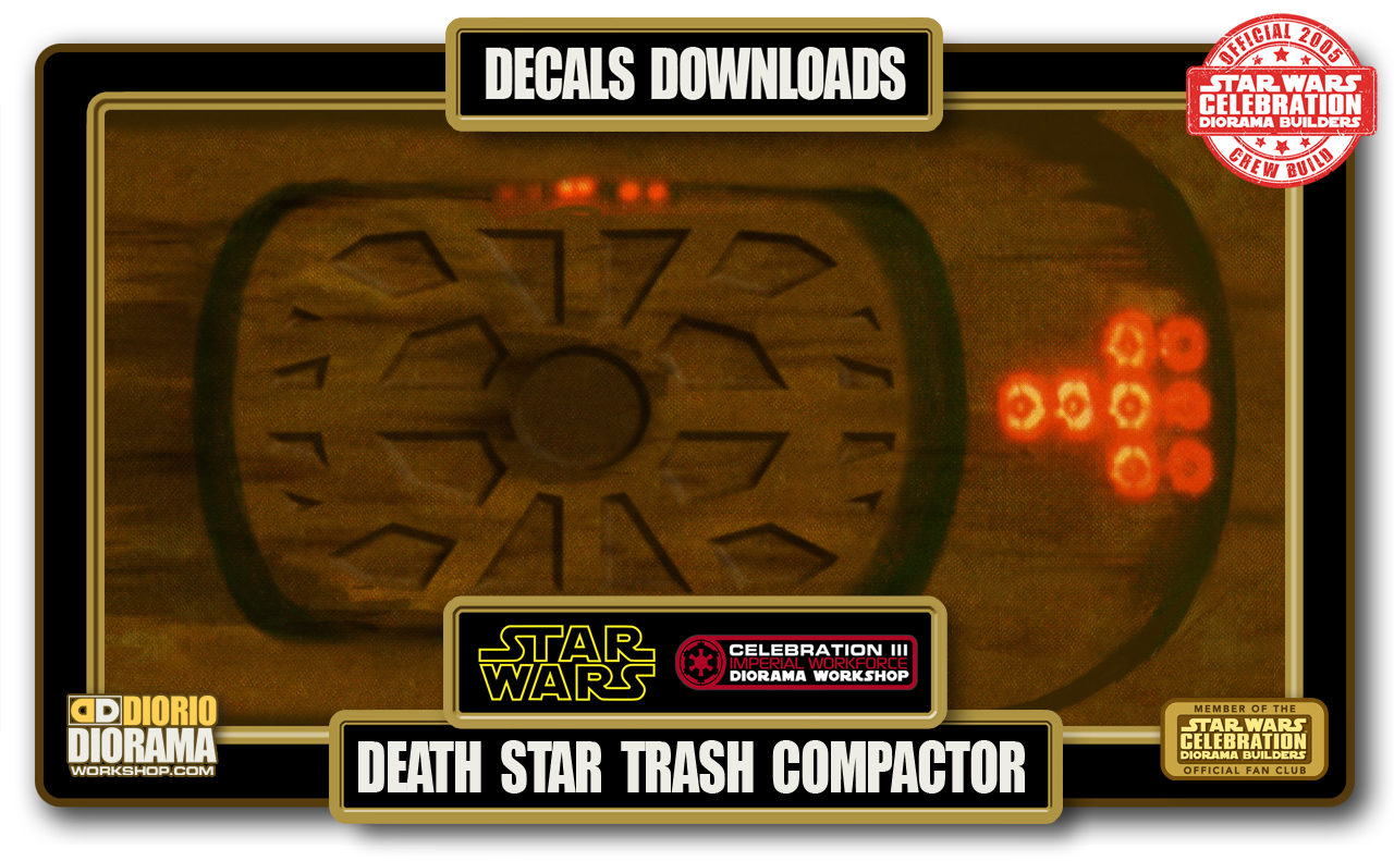 TUTORIALS • DECALS • DEATH STAR TRASH COMPACTOR