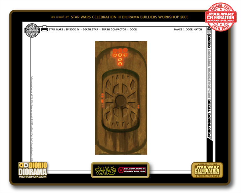 TUTORIALS • DECALS • DEATH STAR TRASH COMPACTOR DIORAMA