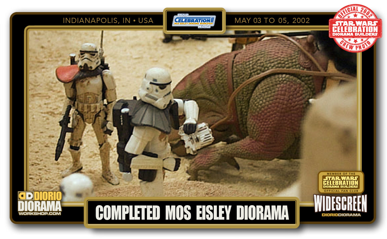 CONVENTIONS • C2 PRODUCTION • COMPLETED MOS EISLEY DIORAMA WIDESCREEN