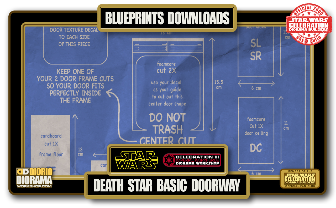 TUTORIALS • BLUEPRINTS • DEATH STAR BASIC DOORWAY