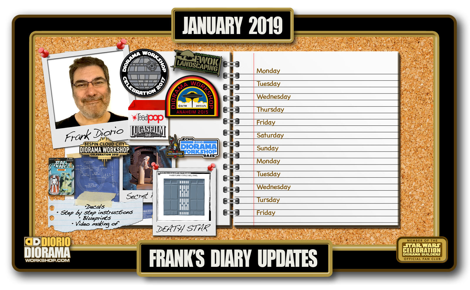HOME • FRANK’S DIARY UPDATES • JANUARY 2019