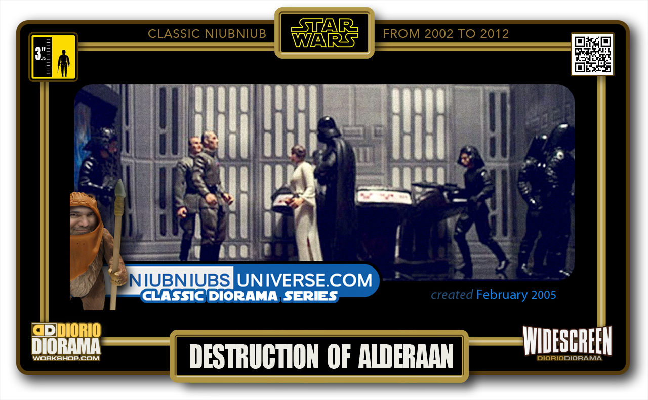 DIORIO DIORAMA • CLASSIC NIUBNIUB • DEATH STAR DESTRUCTION OF ALDERAAN