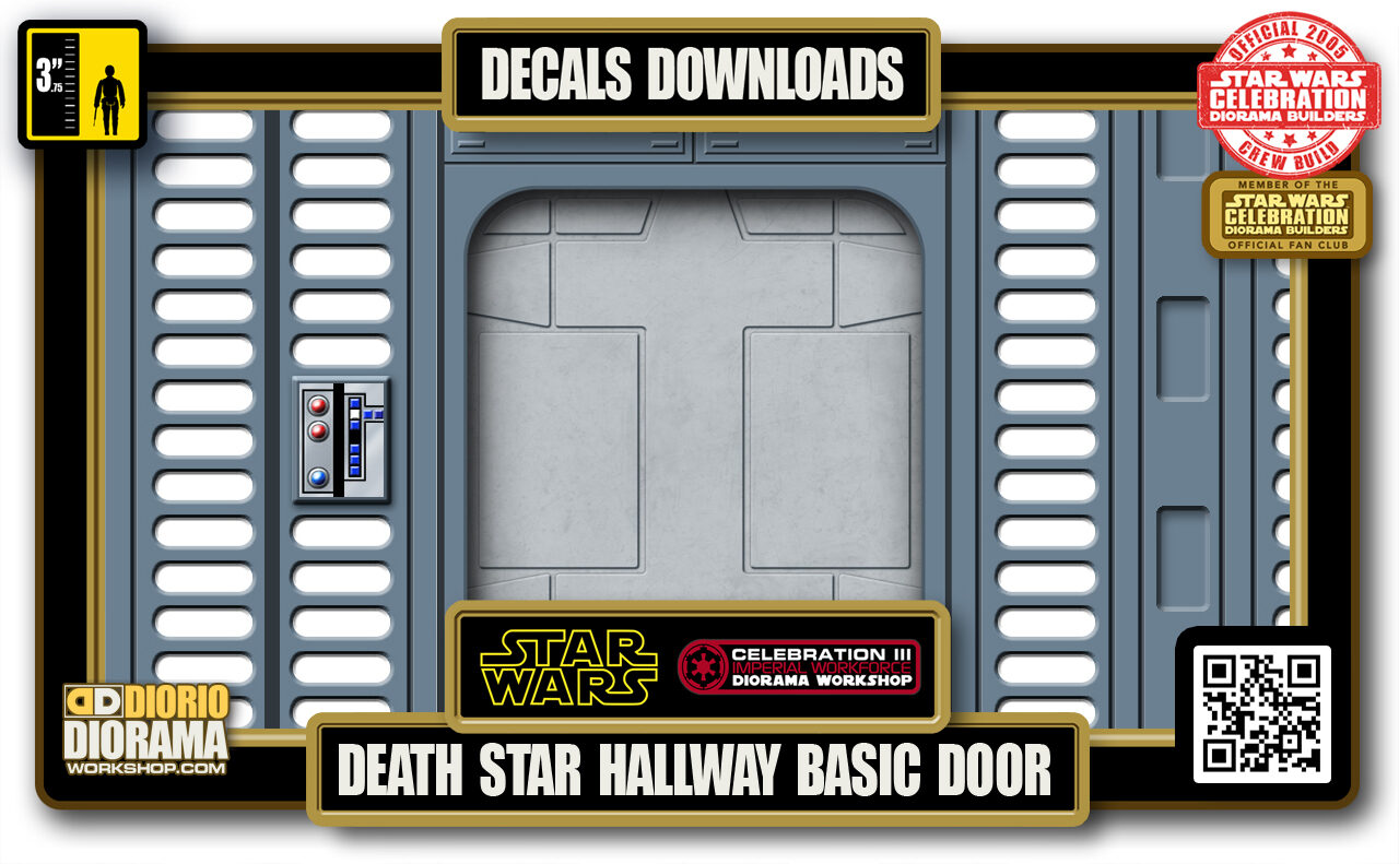 TUTORIALS • DECALS • DEATH STAR • HALLWAY BASIC DOOR 2020