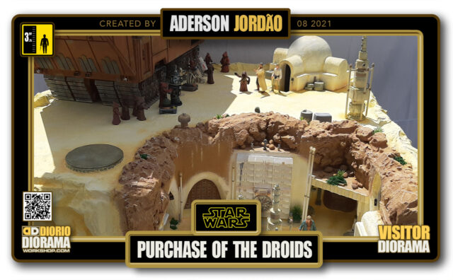 VISITORS HD FULLSCREEN DIORAMA • ADERSON JORDAO • STAR WARS EPISODE IV • PURCHASE OF THE DROIDS