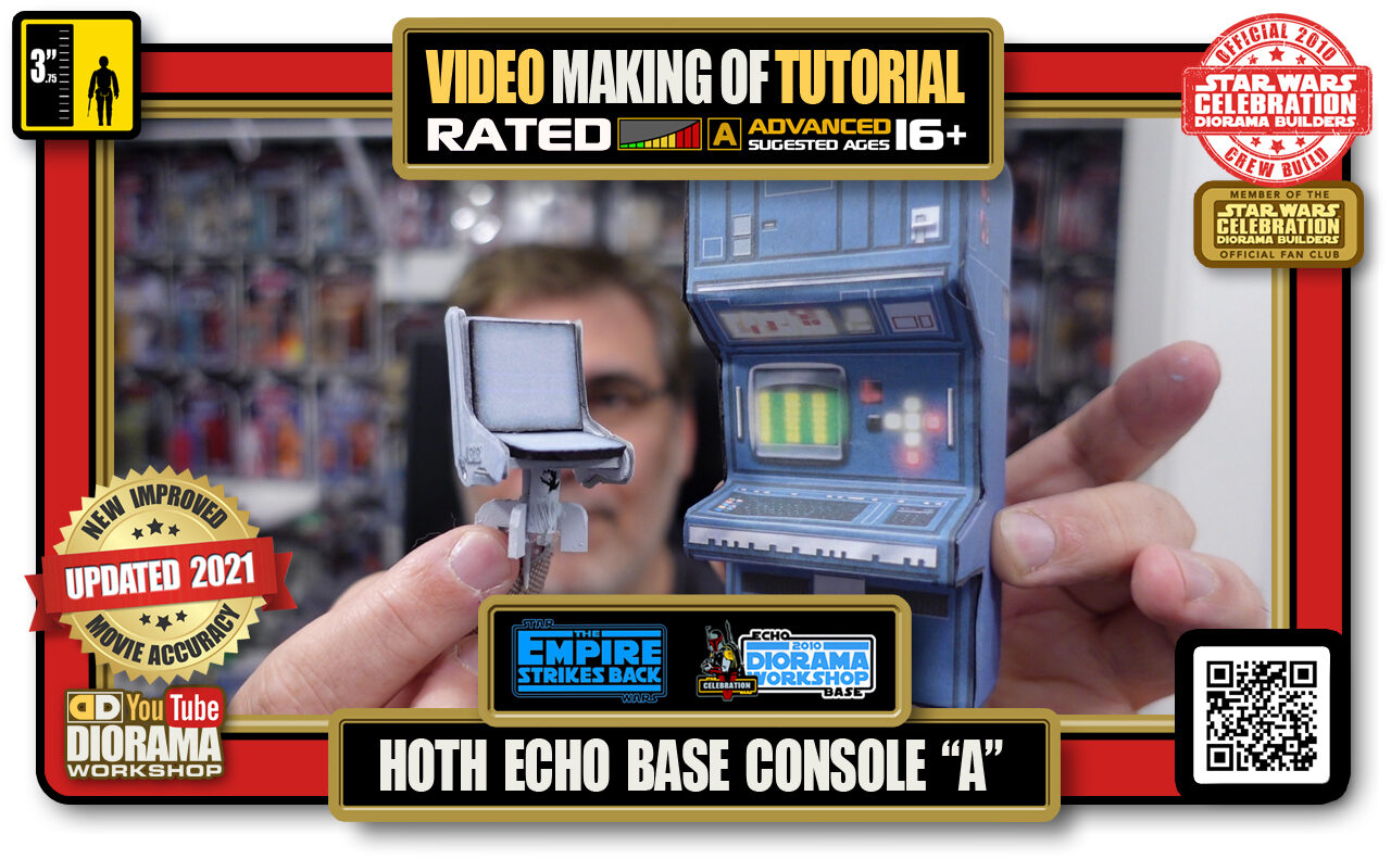 TUTORIALS • YOUTUBE VIDEO MAKING OF • STAR WARS EPISODE V • HOTH • ECHO BASE CONSOLE “A”