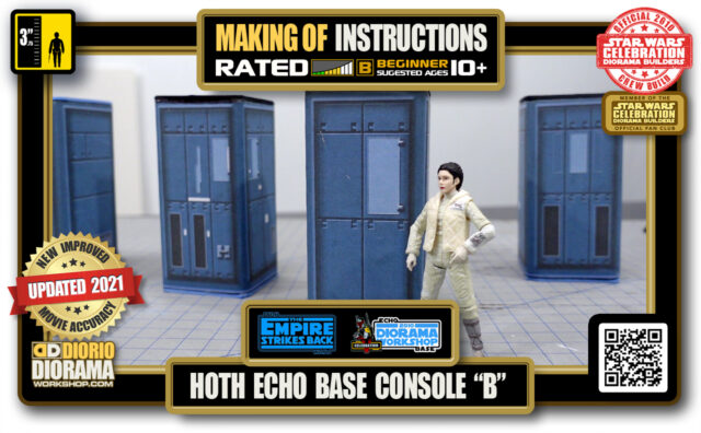 TUTORIALS • MAKING OF • STEP BY STEP INSTRUCTIONS • STAR WARS EPISODE V • HOTH • ECHO BASE CONSOLE “B”