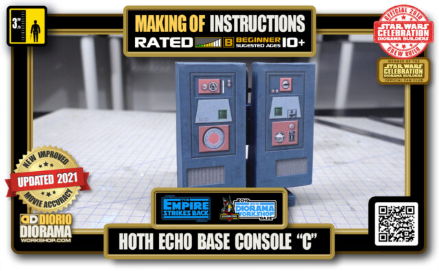TUTORIALS • MAKING OF • STEP BY STEP INSTRUCTIONS • STAR WARS EPISODE V • HOTH • ECHO BASE CONSOLE “C”