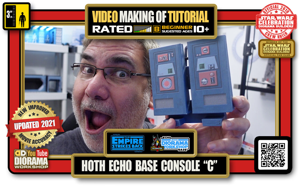 TUTORIALS • YOUTUBE VIDEO MAKING OF • STAR WARS EPISODE V • HOTH • ECHO BASE CONSOLE “C”