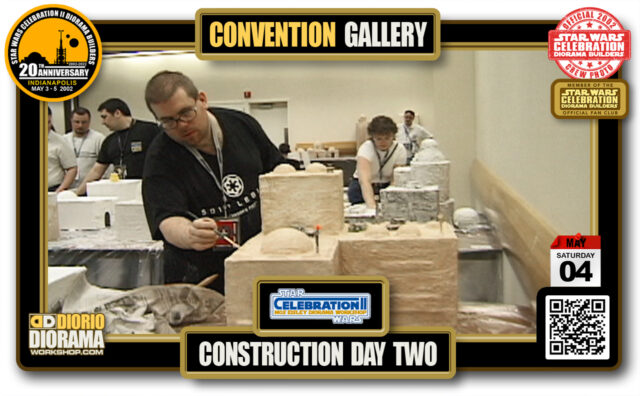 CONVENTIONS • STAR WARS CELEBRATION 2 • PRODUCTION • CONSTRUCTION DAY TWO