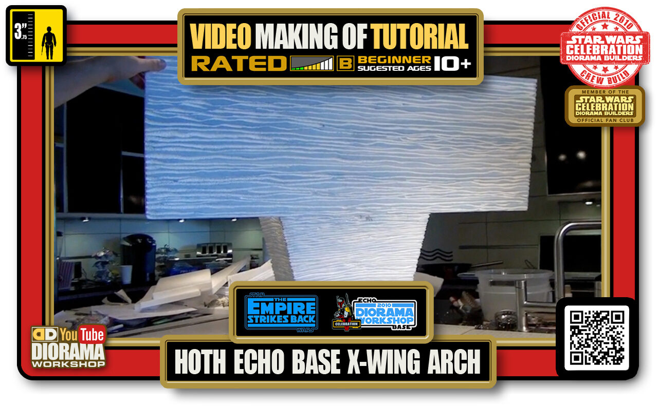 TUTORIALS • YOUTUBE VIDEO MAKING OF • STAR WARS EPISODE V • HOTH • ECHO BASE X-WING ARCH