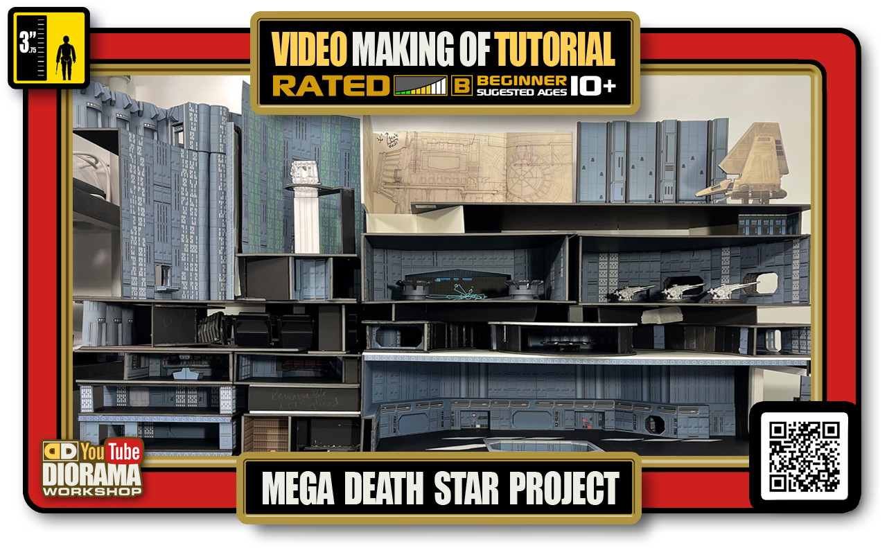 TUTORIALS • YOUTUBE VIDEO MAKING OF • STAR WARS EPISODE IV • DEATH STAR • MEGA DEATH STAR PROJECT PREVIEW