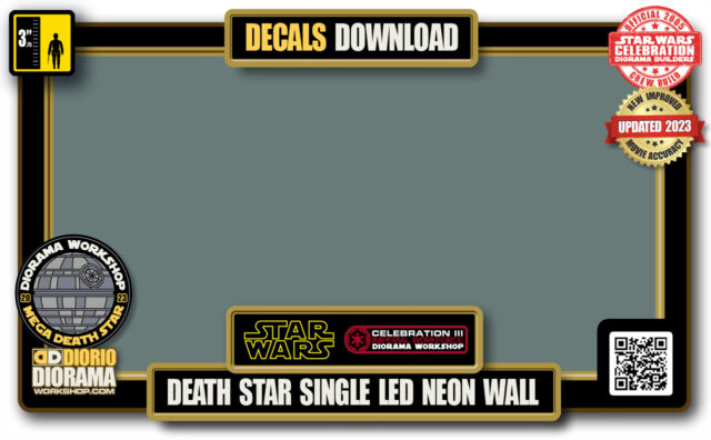 TUTORIALS • DECALS • DEATH STAR • SINGLE LED NEON WALL