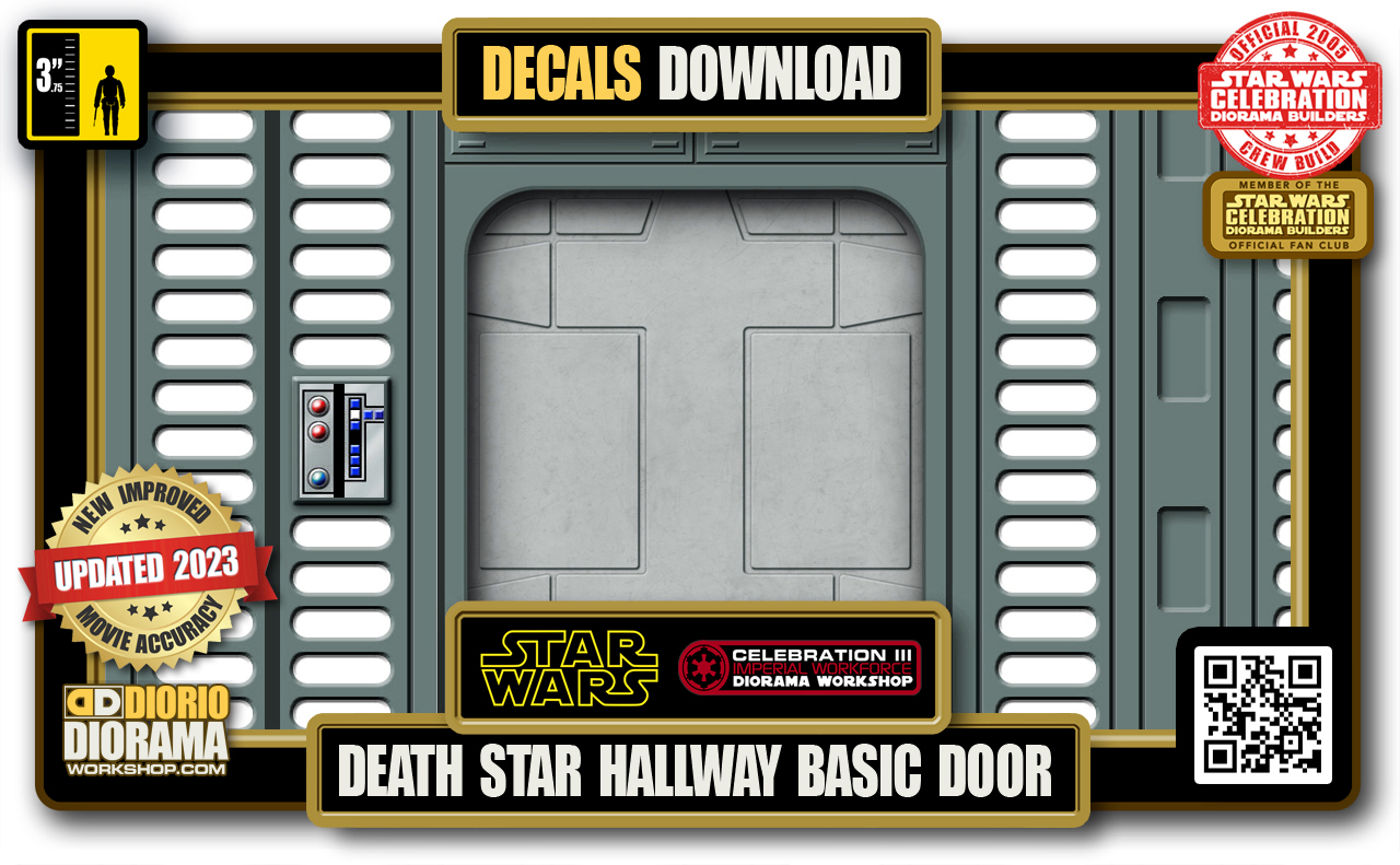 TUTORIALS • DECALS • DEATH STAR • HALLWAYS BASIC DOOR