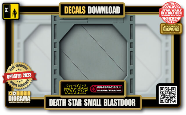 TUTORIALS • DECALS • DEATH STAR • SMALL BLAST DOOR 2021