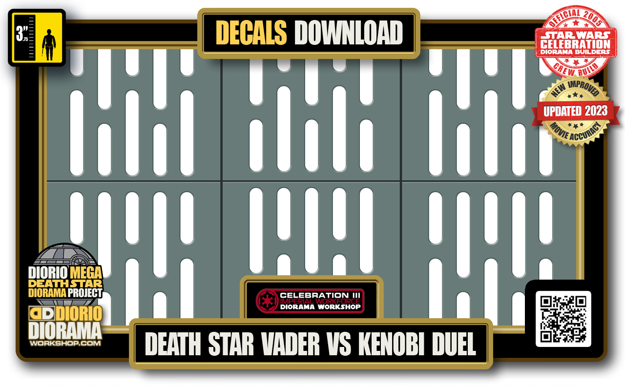 TUTORIALS • DECALS • DEATH STAR • VADER vs KENOBI DUEL
