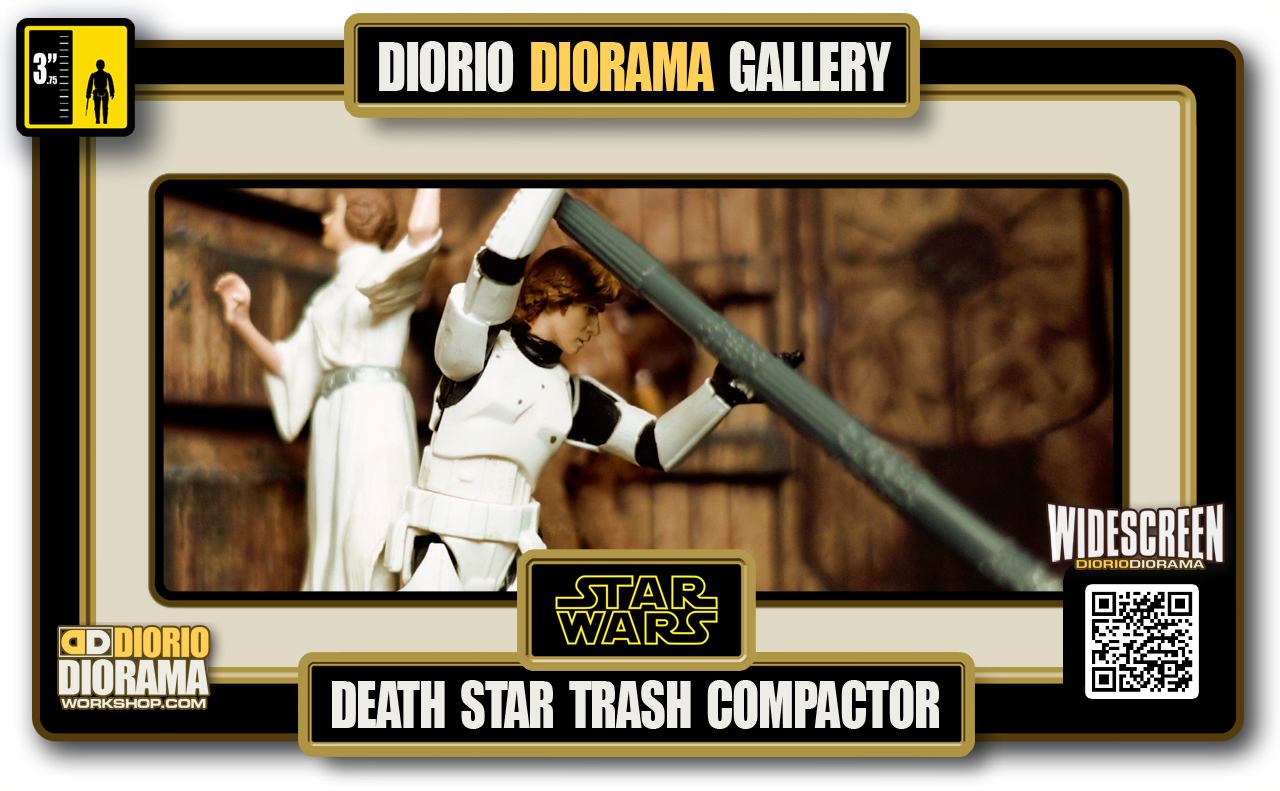 DIORIO DIORAMAS • HD WIDECREEN DIORAMA • DEATH STAR • TRASH COMPACTOR