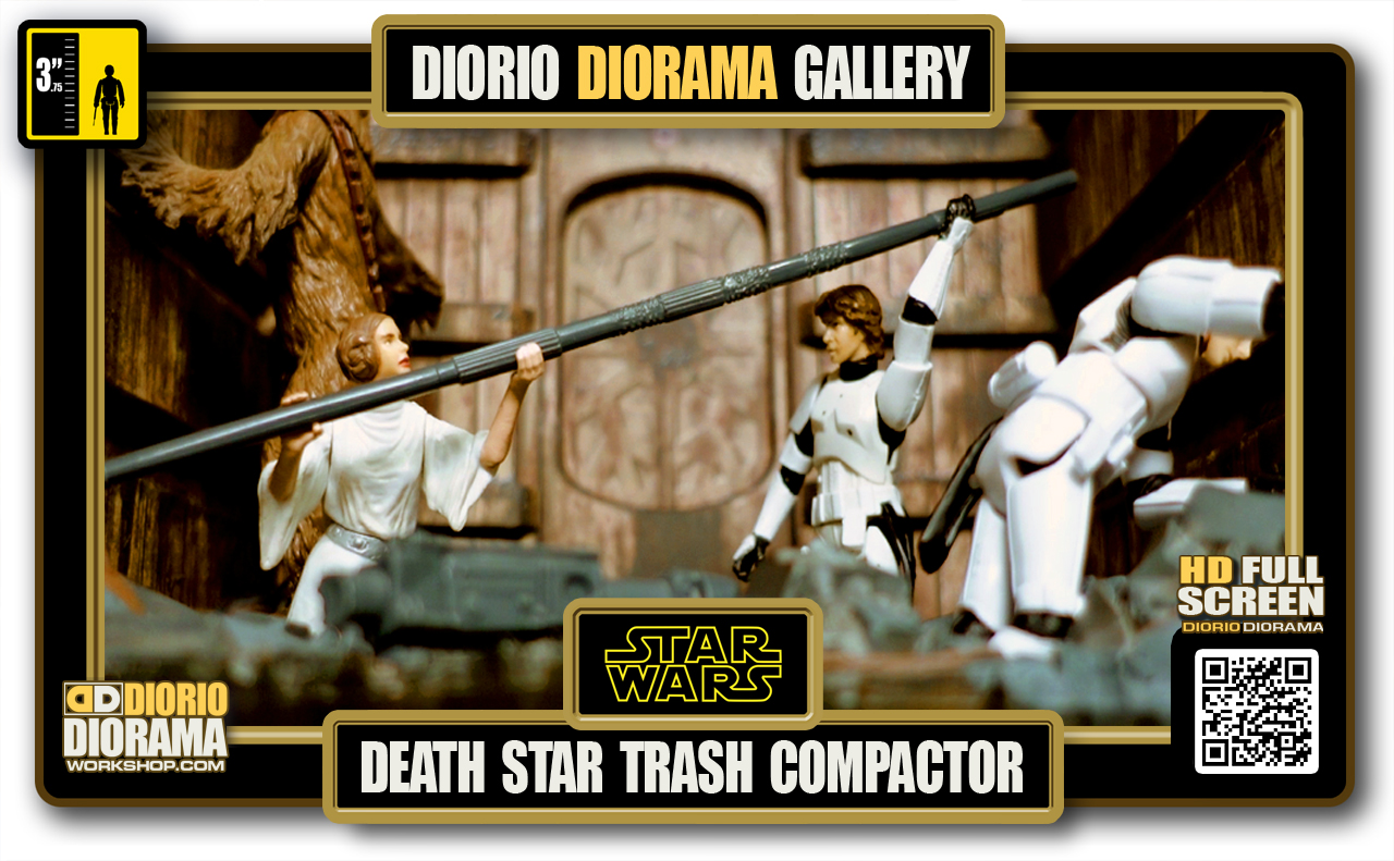 DIORIO DIORAMAS • HD FULLSCREEN DIORAMA • DEATH STAR • TRASH COMPACTOR
