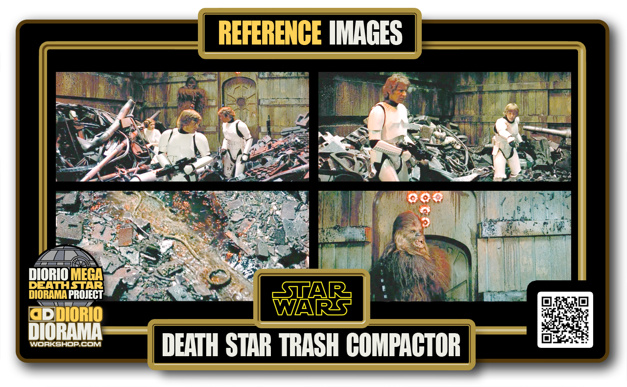 TUTORIALS • REFERENCE IMAGES • DEATH STAR • TRASH COMPACTOR