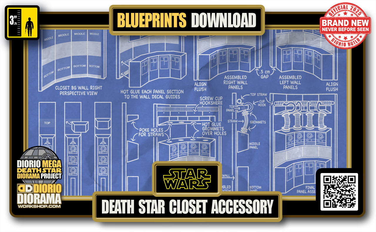 TUTORIALS • BLUEPRINTS • DEATH STAR • BASIC CLOSET ACCESSORY