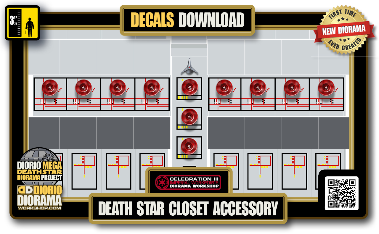 TUTORIALS • DECALS • DEATH STAR • BASIC CLOSET ACCESSORY